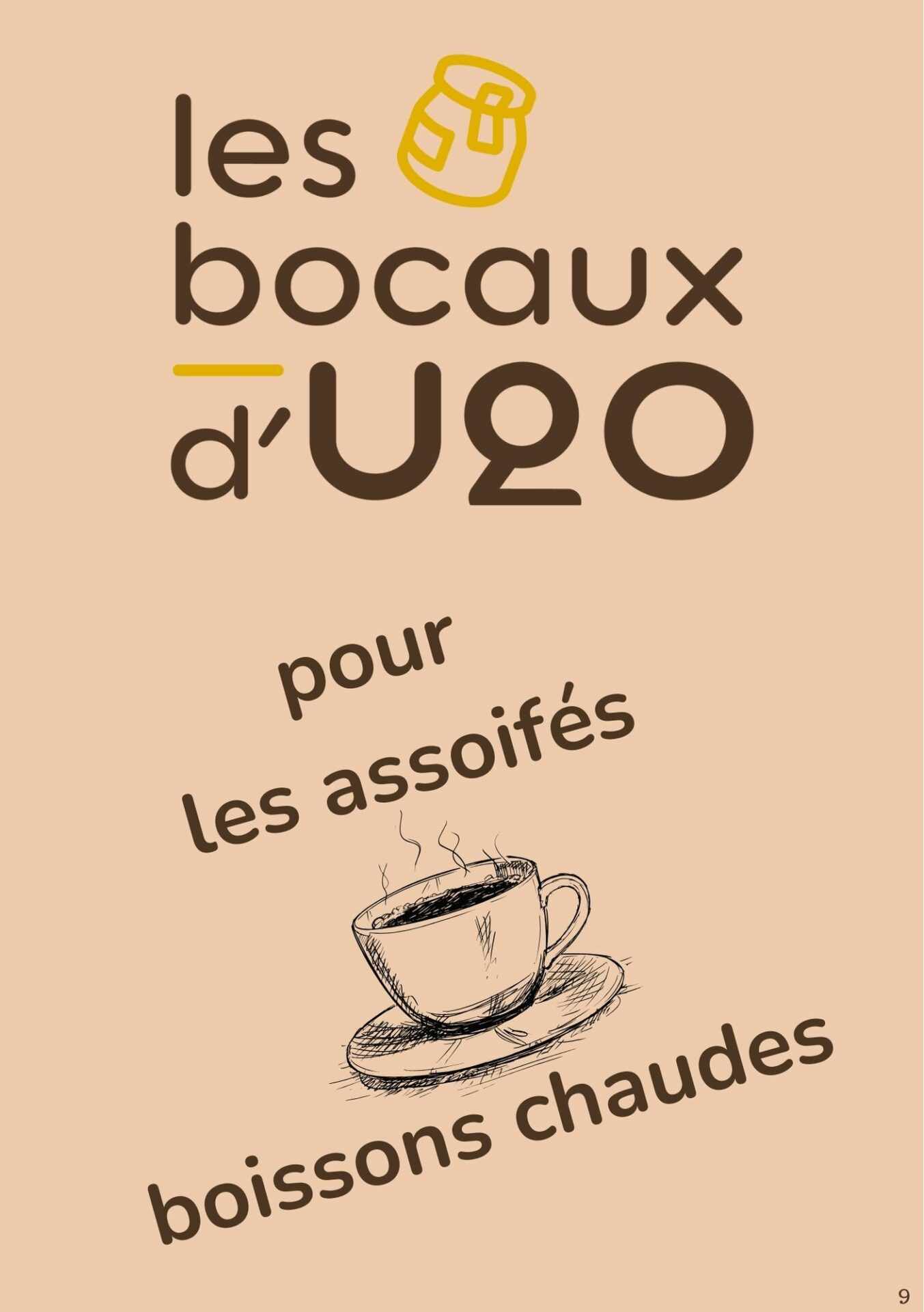 La carte des Bocaux d'Ugo - Pour les assoifés